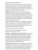 Evolución del pensamiento administrativo