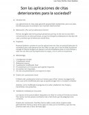 Son las aplicaciones de citas deteriorantes para la sociedad?