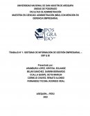 TRABAJO N° 1: SISTEMAS DE INFORMACIÓN DE GESTIÓN EMPRESARIAL – ERP & BI
