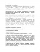 Publicidad y su contrato