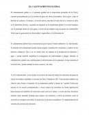 El Calentamiento Global
