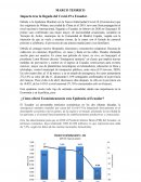 Impacto tras la llegada del Covid-19 a Ecuador