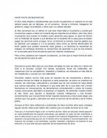 HACE FALTA UN MUCHACHO. Página 1