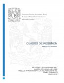 Cuadro de resumen. Memoria y cerebro