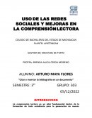 USO DE LAS REDES SOCIALES Y MEJORAS EN LA COMPRENSIÓN LECTORA