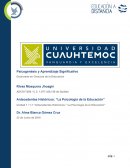 Antecedentes Históricos: “La Psicología de la Educación”