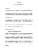 Estrategias de liderazgo