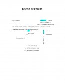 DISEÑO DE POLEAS