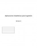 Aplicaciones Estadísticas para la gestión