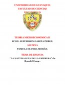 LA NATURALEZA DE LA EMPRESA