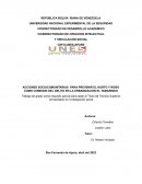 Acciones sociocomunitarias para prevenir el hurto y robo como comision del delito