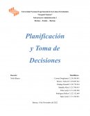 Planificación y Toma de Decisiones