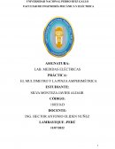 EL MULTIMETRO Y LA PINZA AMPERIMÉTRICA