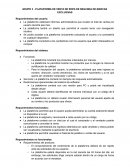 Requerimientos de una fábrica