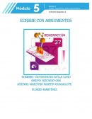 ECRIBIR CON ARGUMENTOS