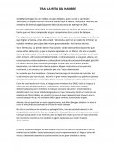 Ensayo tras la ruta del hambre