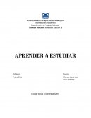 TÉCNICA DE ESTUDIO. APRENDER A ESTUDIAR