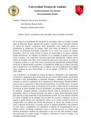 Análisis, diseño y perspectivas para una planta eólica sostenible en Ecuador