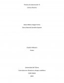 CRONICA LITERARIA PRACTICA