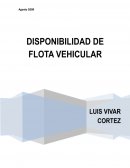 Disponibilidad de flota vehicular de la empresa