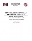PLANIFICACIÒN Y DESARROLLO DE DESTINOS TURÌSTICOS