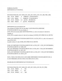 Normalización Base de Datos. Página 1
