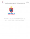 PLAN PARA LA VIGILANCIA- TALARA