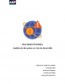 Analisis de dos países en vias de desarrollo