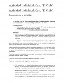 Actividad Individual: Caso "El Club"