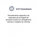 Procedimiento brigada de primeros auxilios