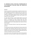 EL CONSTRUCTO SOCIAL DE BELLEZA: TRANSMUTACIÓN DE LOS ESTÁNDARES DE BELLEZA DESDE UNA PERSPECTIVA NIETZSCHEANA