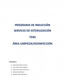 PROGRAMA DE INDUCCIÓN SERVICIO DE ESTERILIZACIÓN