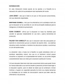 Filosofía de la educación de cuatro de los pensadores más importantes del mundo