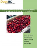 Exportación de cerezas (Chile-China )