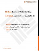Análisis usando la función AutoModel de RapidMiner
