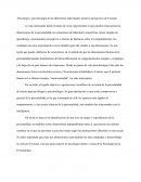 Psicología y psicobiología de las diferencias individuales desde la perspectiva de Eysenck