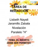 EL ABORTO DEBE SER PERMITDO EN TODAS SUS CAUSALES