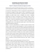 Situación del sistema de seguros en el Perú