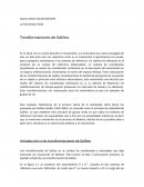 Transformaciones de Galileo