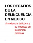 LOS DESAFIOS DE LA DELINCUENCIA EN MÉXICO