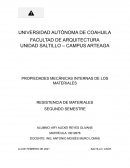 Propiedades Mecánicas de los Materiales