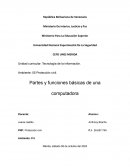 Partes y funciones básicas de una computadora