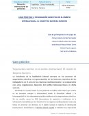 CASO PRÁCTICO 1: NEGOCIACIÓN COLECTIVA EN EL ÁMBITO INTERNACIONAL: EL COMITÉ DE EMPRESA EUROPEO