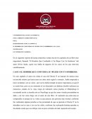 EL HOMBRE QUE CONFUNDIO A SU MUJER CON UN SOMBRERO