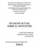 Situación actual sobre el Infocentro