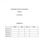 PROCEDIMIENTO CONSULTA DE PERTINENCIA