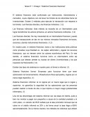 Ensayo: “Sistema Financiero Nacional”