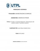 El estado y la internacionalización. Administración del comercio exterior. La política comercial
