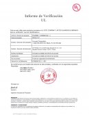 Informe de Verificación UL