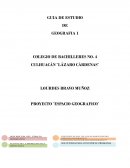 PROYECTO ¨ESPACIO GEOGRAFICO¨